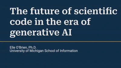 Video: The Future of Scientific Code in the Era of Generative AI featured image